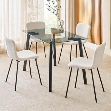 Home Centre | Helios Paul Fabric Dining Chair Set of 4 | Met at ₹6376 – Amazon