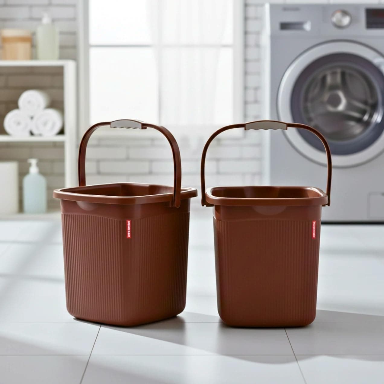 MODWARE 5L Square Bathroom Bucket, Polypropylene at ₹398 – Amazon