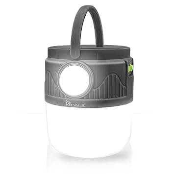 Syska Solarex Rechargeable LED Lantern with Torch|20+1 Watt, 6500K Color Temperature, Overchraging Protection, Solar Charging 800mAh Lithium Ion Battery That Works Upto 10 Hr Dim Light - Grey at ₹699 (61% Off) – Amazon