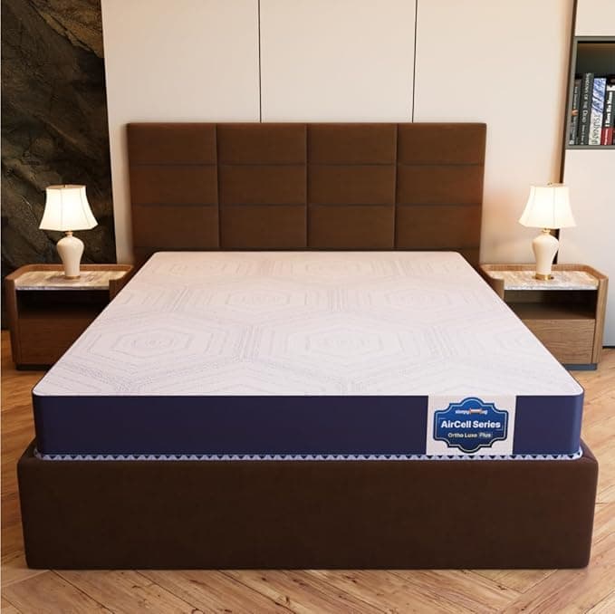 SleepyHug AirCell Ortho Luxe Plus 6-inch King Mattress at ₹9,179 (62% Off) – Amazon