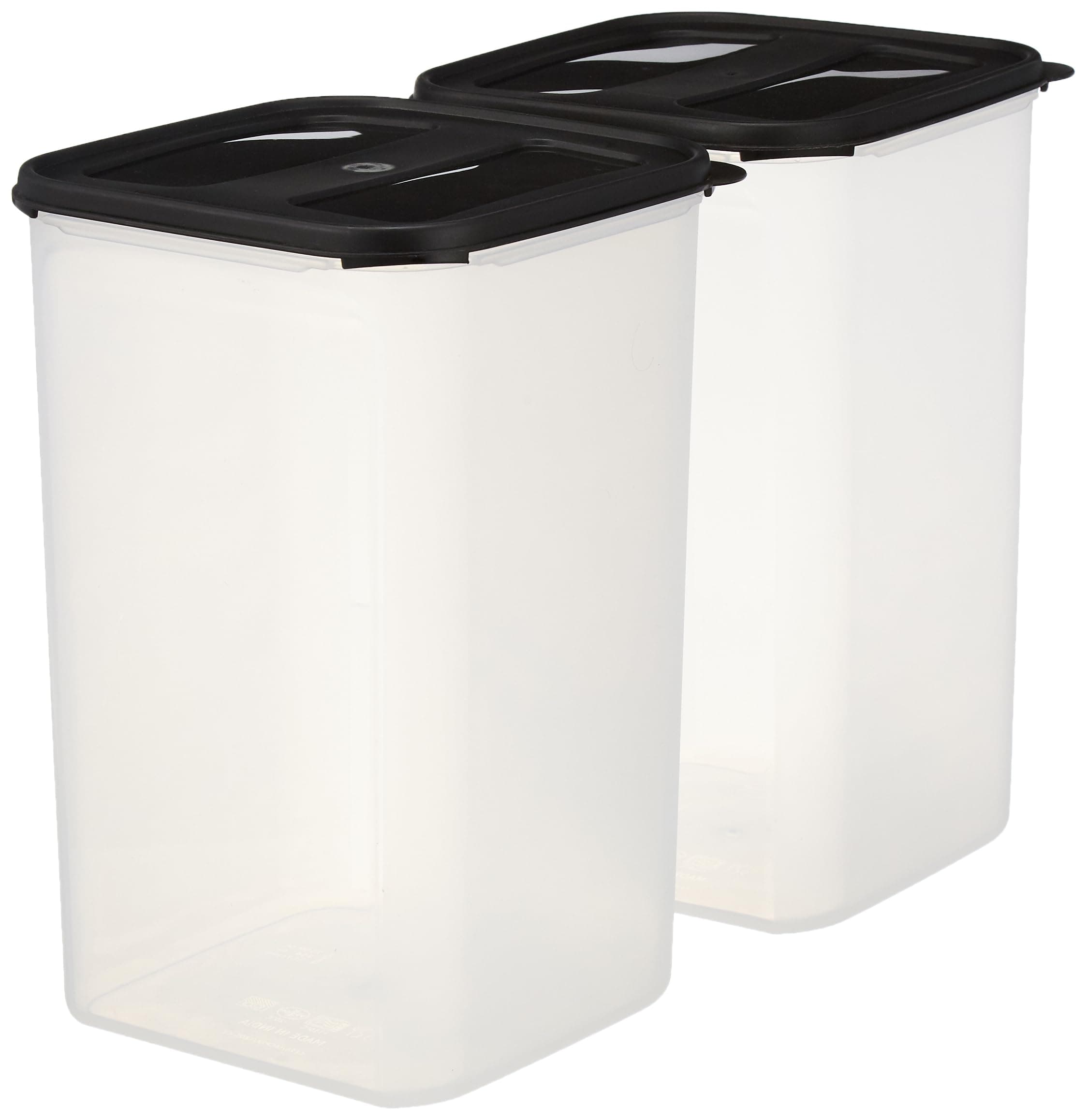 Amazon Solimo Antimicrobial Square Storage Container 7.5L, Set of 2