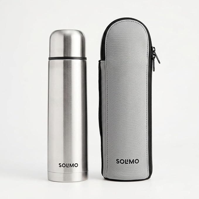 Amazon Solimo Premium 1L Thermosteel Water Bottle at ₹567 (56% Off) – Amazon