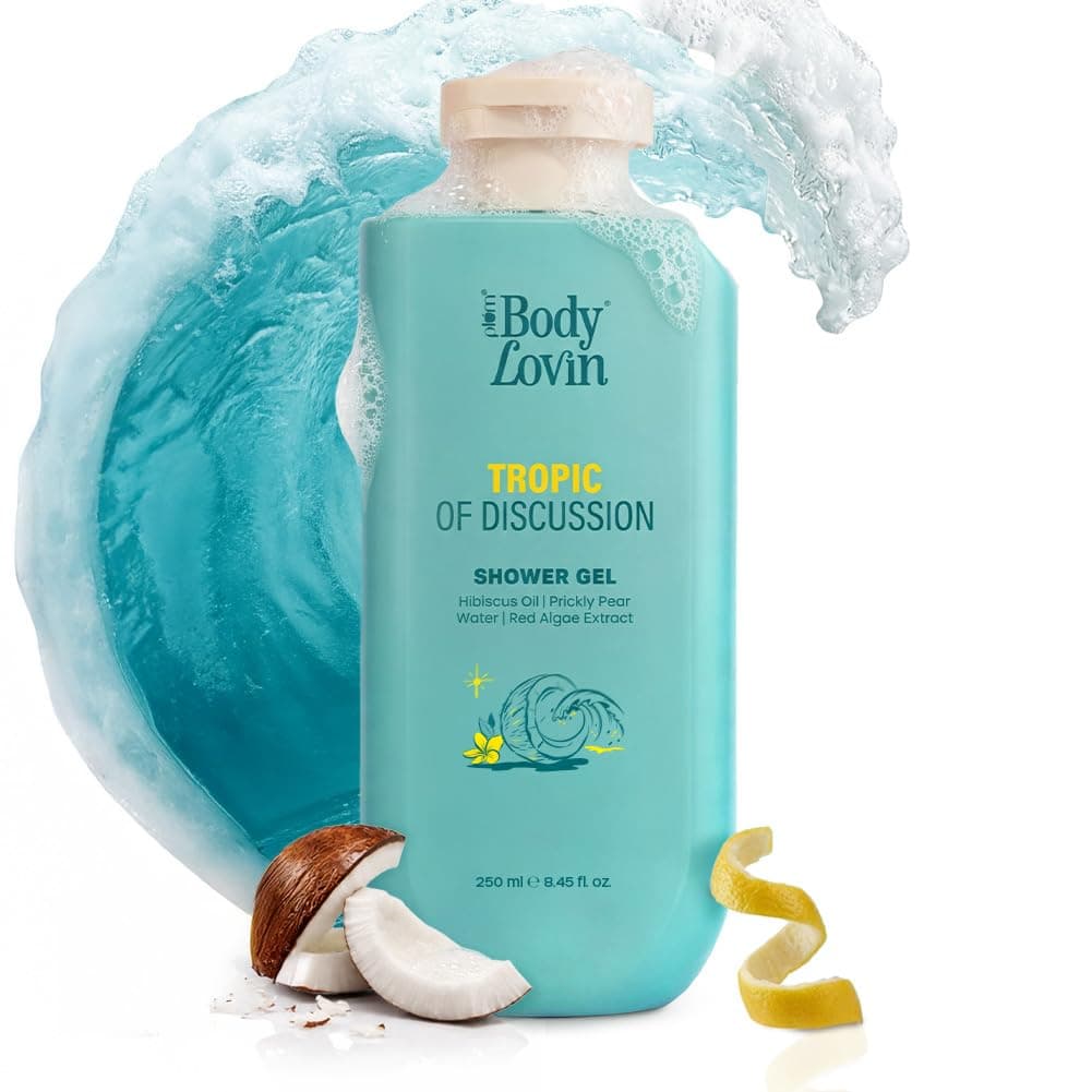 Plum BodyLovin’ Tropic Of Discussion Shower Gel | Firming & Tightening Body Wash | Hibiscus Oil, Prickly Pear Water & Red Algae Extract | Fresh Tropical Fragrance | 250 ml at ₹242 (36% Off) – Amazon