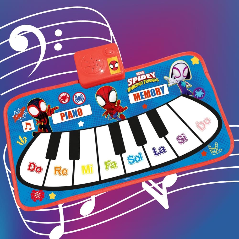 Piano Music mat Play Magic Spidey Amazing Friends 3 Years (46cm{W} /24cm {L} Color (red) at ₹178 (82% Off) – Amazon