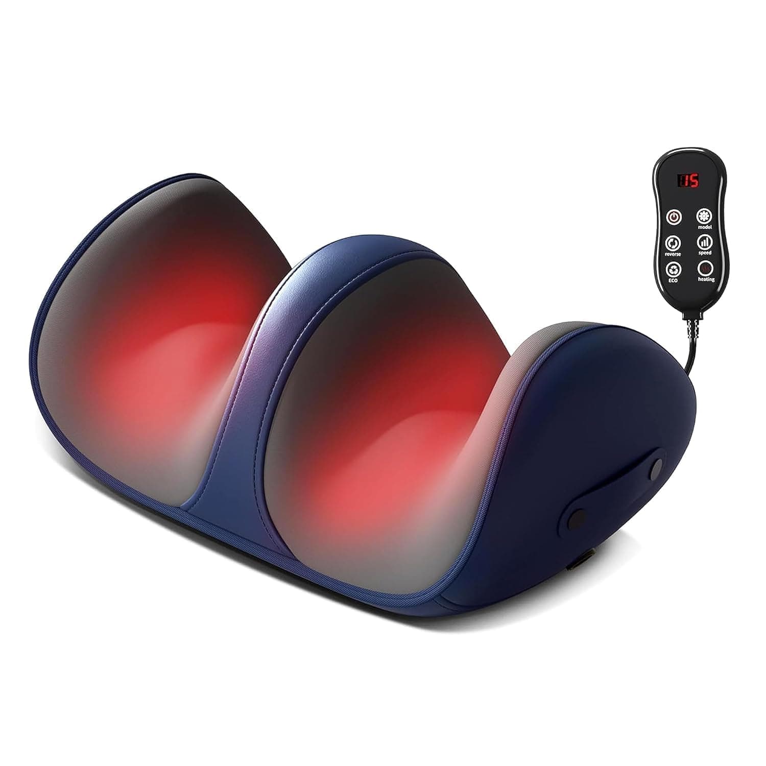 OLsky Shiatsu Foot Massager Machine with Heat (Blue)
