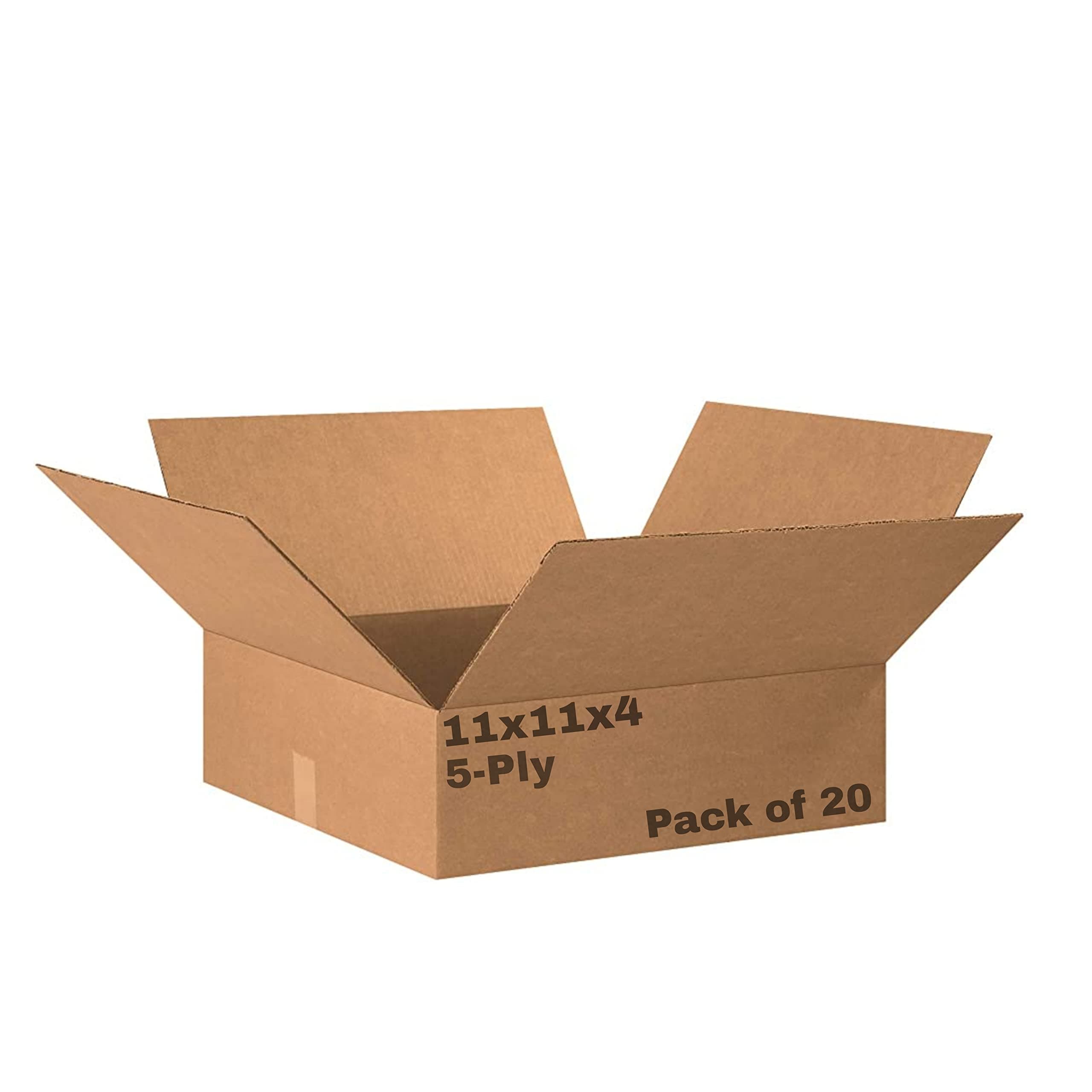 Porpoise 5-Ply 11x11x4 inch Corrugated Shipping Boxes at ₹584 – Amazon