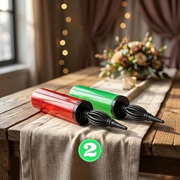 Osmosis Balloon Pump Hand Machine Pack of 2 For Foil Balloons & Inflatable Toys Party Accessory Manual Pump (Multicolor) at ₹188 – Amazon