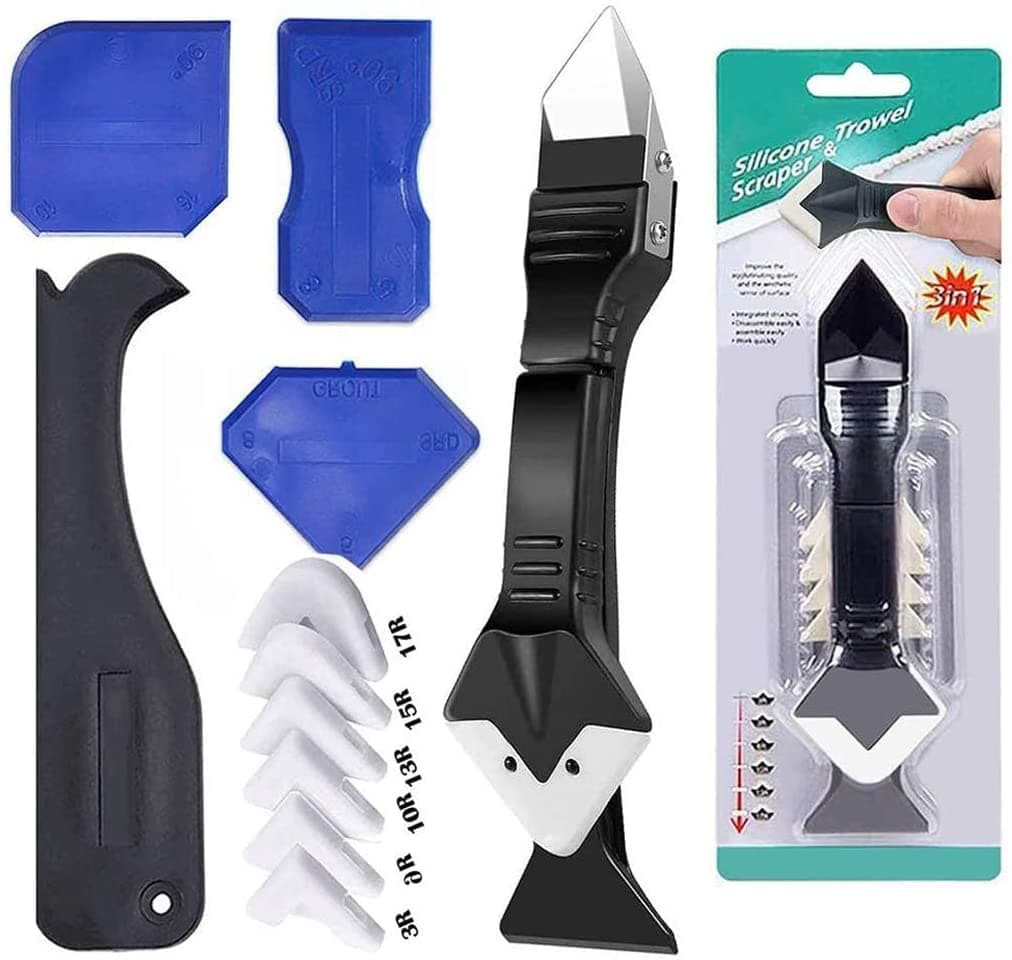 JD Fresh 5-in-1 Stainless Steel Scraper Set