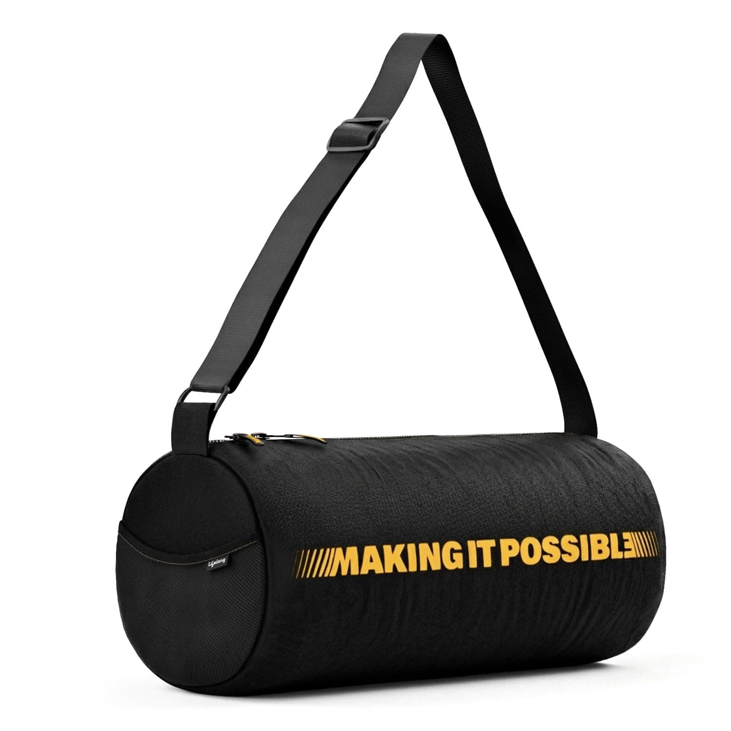 Lifelong Gym Bag for Men & Women | Lightweight Sports Duffle Bag | Spacious Compartment | Travel Bag | Adjustable Strap | Side Mesh Pocket | Durable Zip | Black | Polyester at ₹299 (67% Off) – Amazon