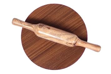 chakla belan roti maker Combo Pack of 2 PLY Chakla 10 IN Wooden Belan 12 In Size/Rolling Pin/Roti (wooden chakla Belan set) at ₹216 – Amazon