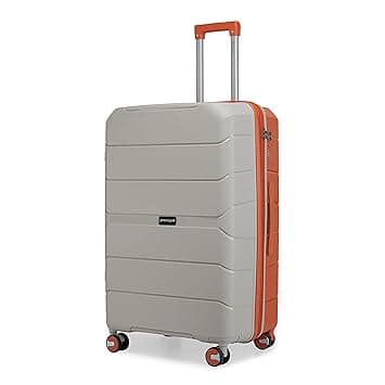 Provogue Cascade Hard-Sided PP 65 Cm Trolley Bags for Travel Medium Size | Expandable Luggage Suitcase with 8 Wheels | Combination Lock | 5 at ₹2618 – Amazon