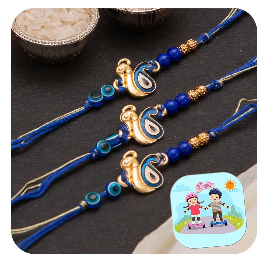 CraftVatika Peacock Rakhi with Fridge Magnet at ₹45 – Amazon