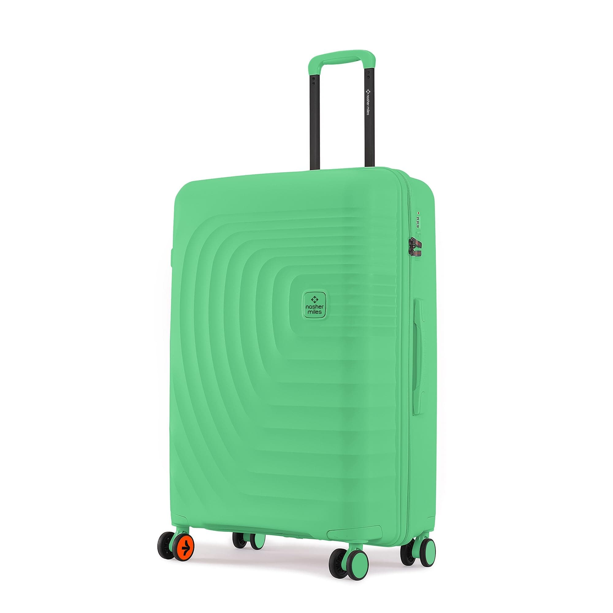 Nasher Miles Polypropylene Boston Hard-Sided Polypropylene 8 Spinner Wheel Check-in Luggage Summer Green 24 Inch |65Cm Trolley Bag Suitcase, Medium Rs.2699 @ Amazon at βΉ2699 (82% Off) β Amazon