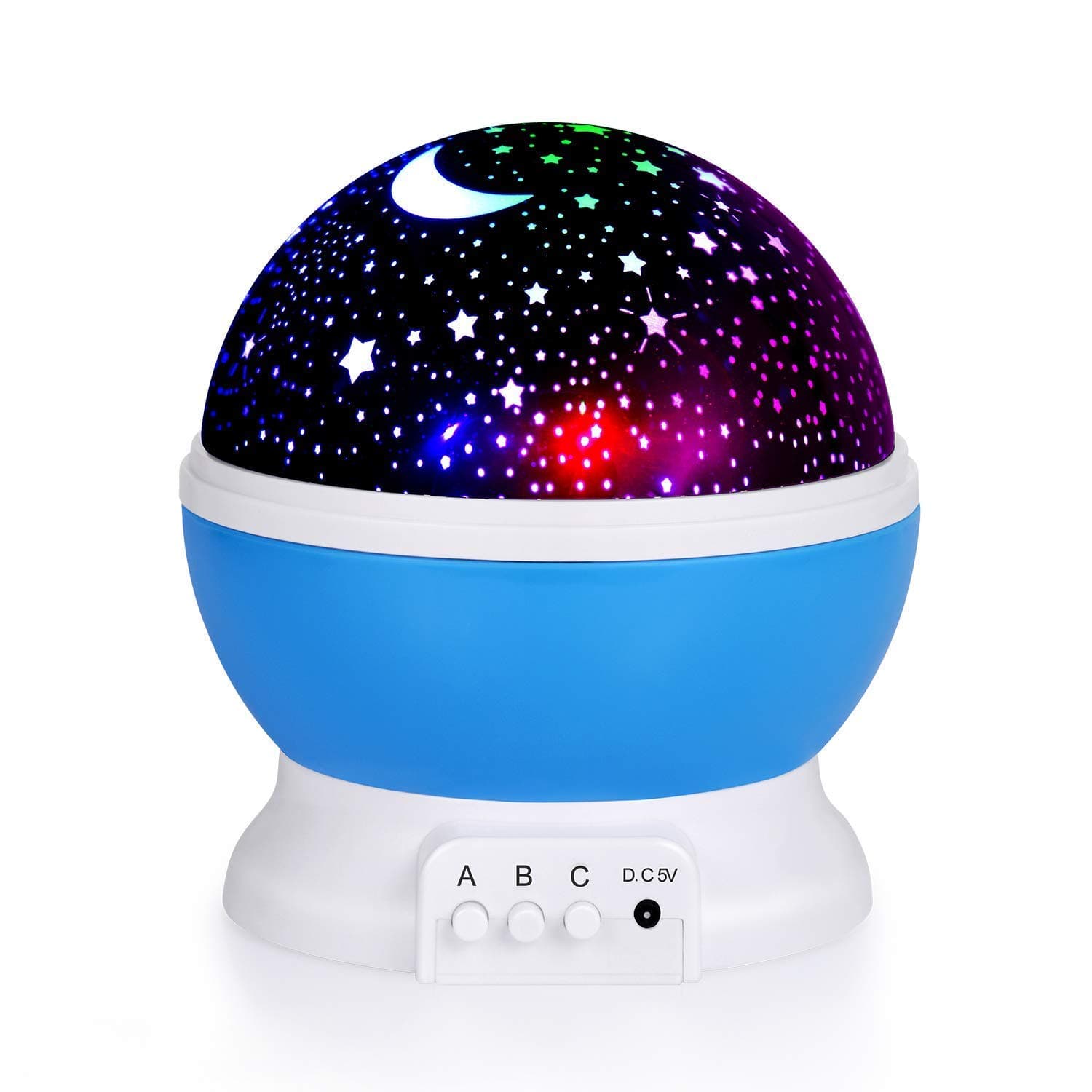 House of Quirk 360° Rotating Star Projector Night Lamp