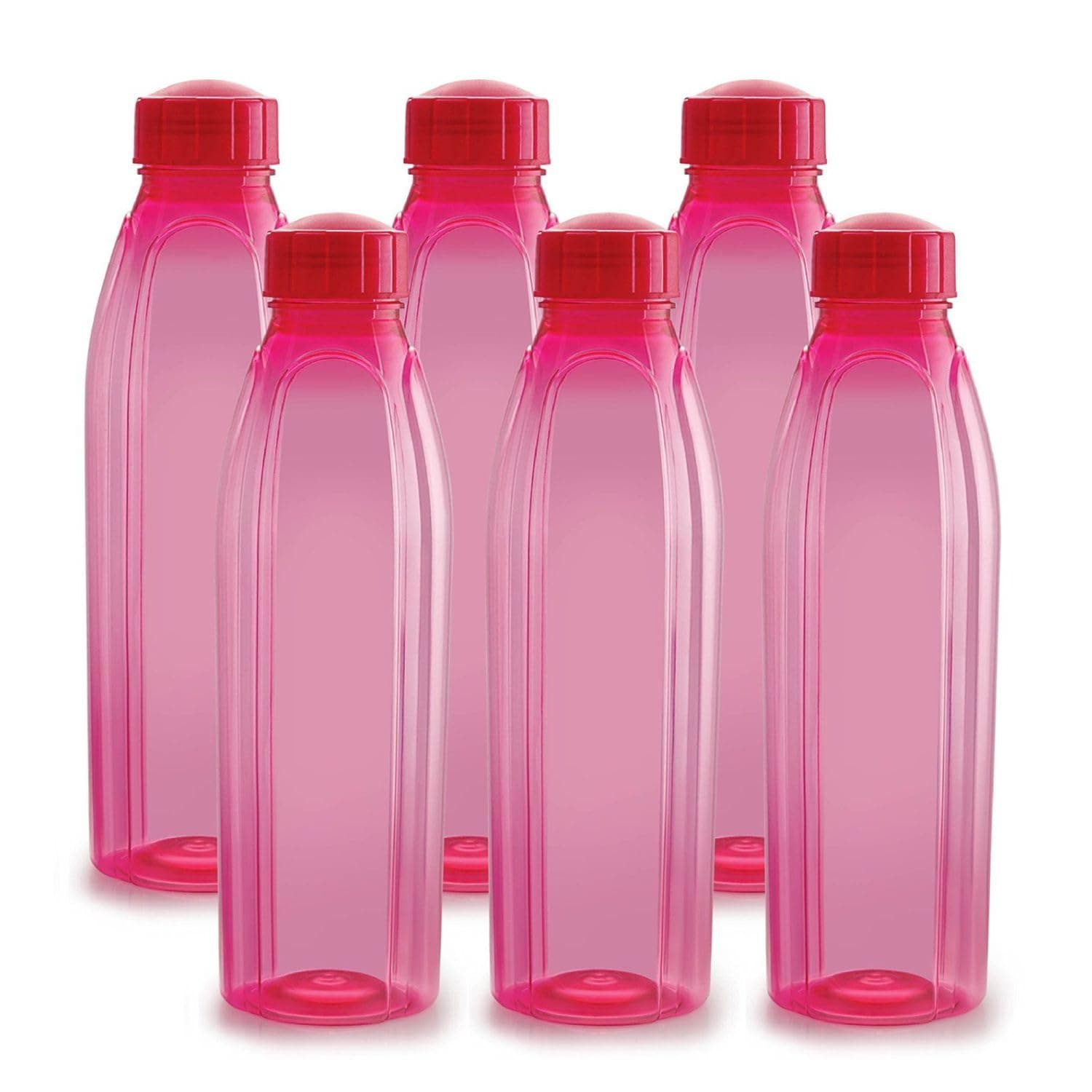 CELLO Crystal Water Bottles, Set of 6 (1000ml) at ₹179