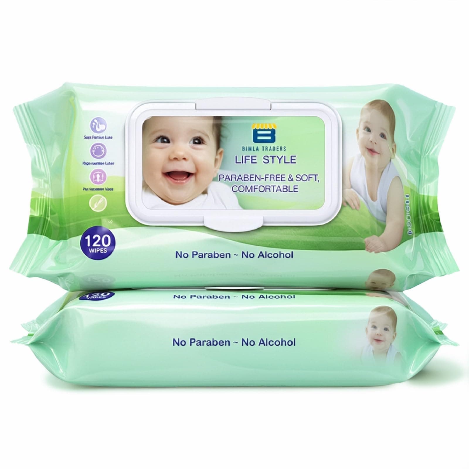 CRAE Soft Natural Baby Wipes, Pack of 2 at ₹267 – Amazon