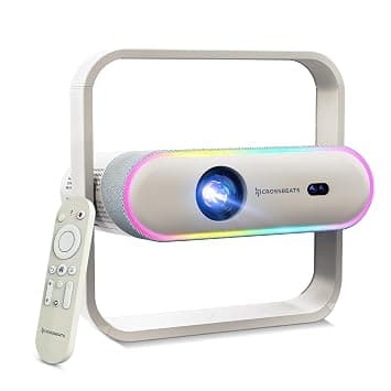Crossbeats Lumex Prism 4K Support Ultra HD Projector for Room, Native 1080P Full HD Home Theatre Projector, 750 ANSI Lumens, WiFi 6, Auto Fo at ₹14699 – Amazon