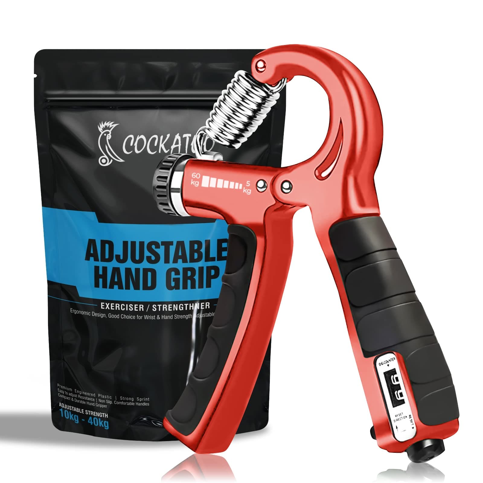 Cockatoo Adjustable Hand Grip Strengthener (5-60 Kg)