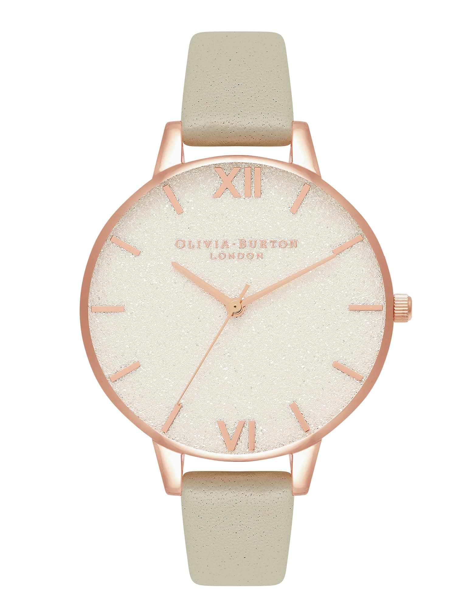 Olivia Burton Glitter Dial Slim Quartz Watch for Women