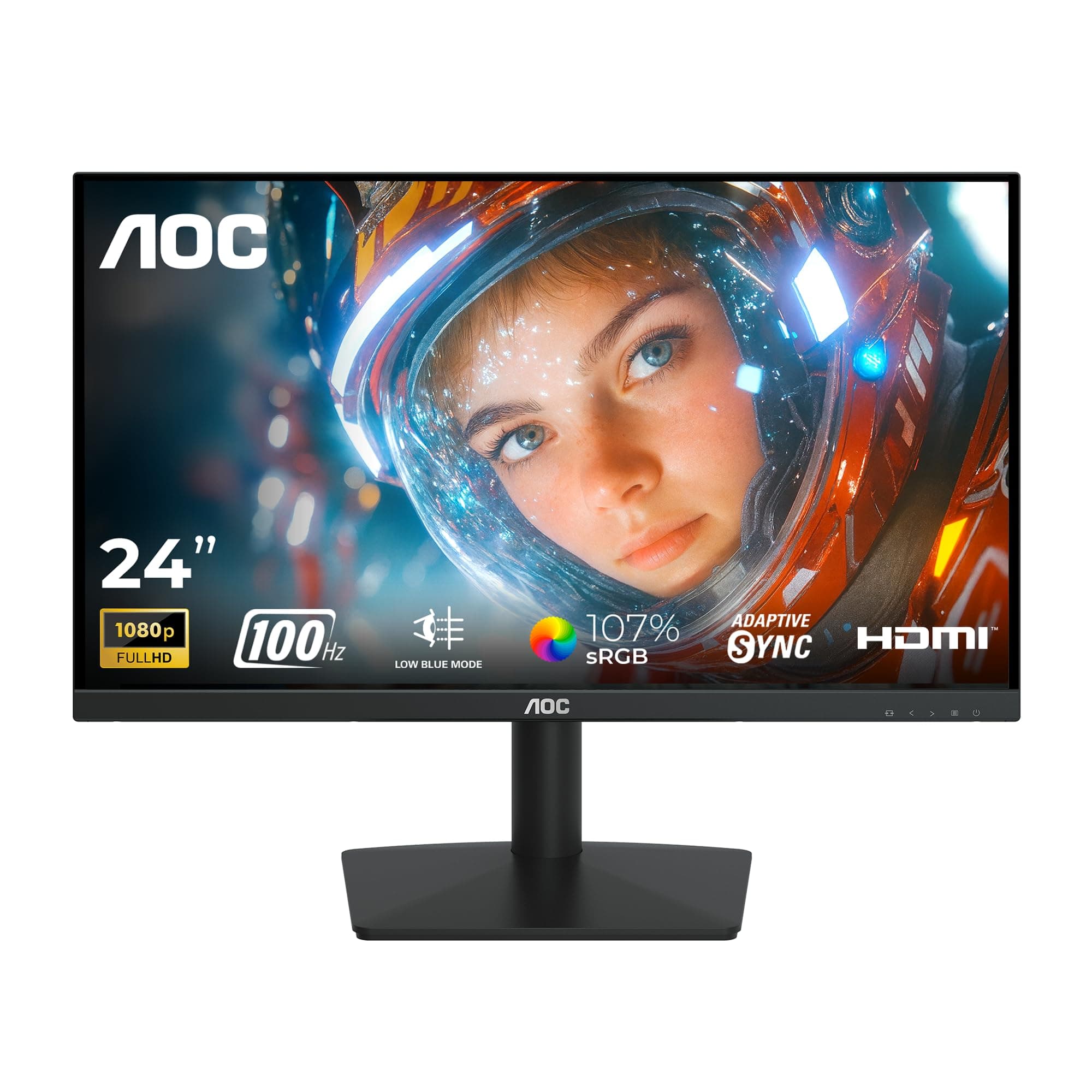 AOC 24B15H3 23.8" Full HD IPS Monitor, 120Hz, 1ms MPRT, Frameless at ₹7199 (60% Off) – Amazon