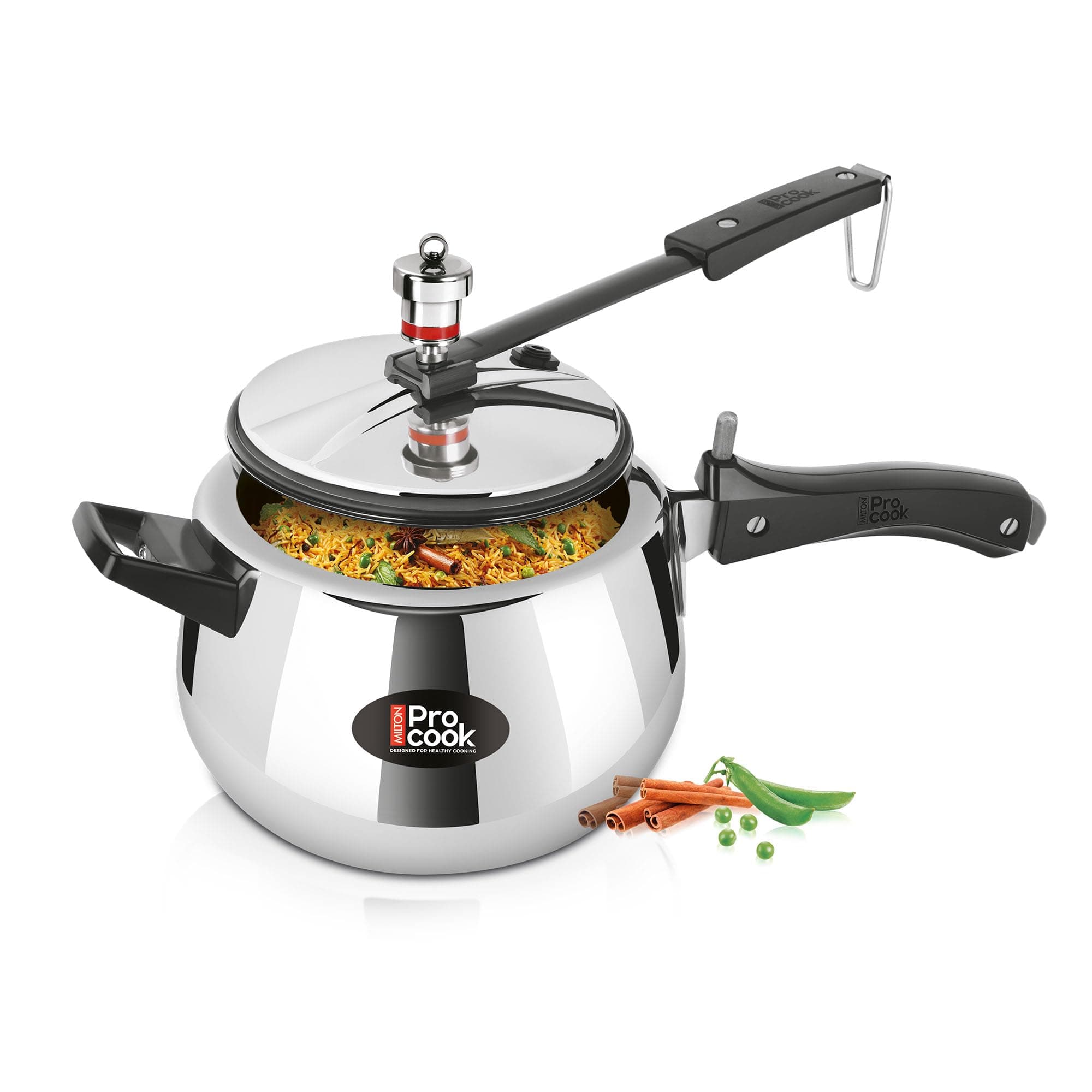 Milton Pro Cook Triply Stainless Steel Pressure Cooker, Induction & Gas Friendly at ₹2331 (45% Off) – Amazon