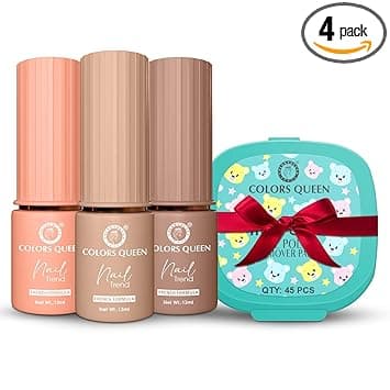 Colors Queen Nail Trend Glossy Nail Paint Combo Set of 3 with Free Nail Paint Remover Wipes - 45 pcs| Long Lasting & Vibrant Nail Paint for at ₹322 – Amazon