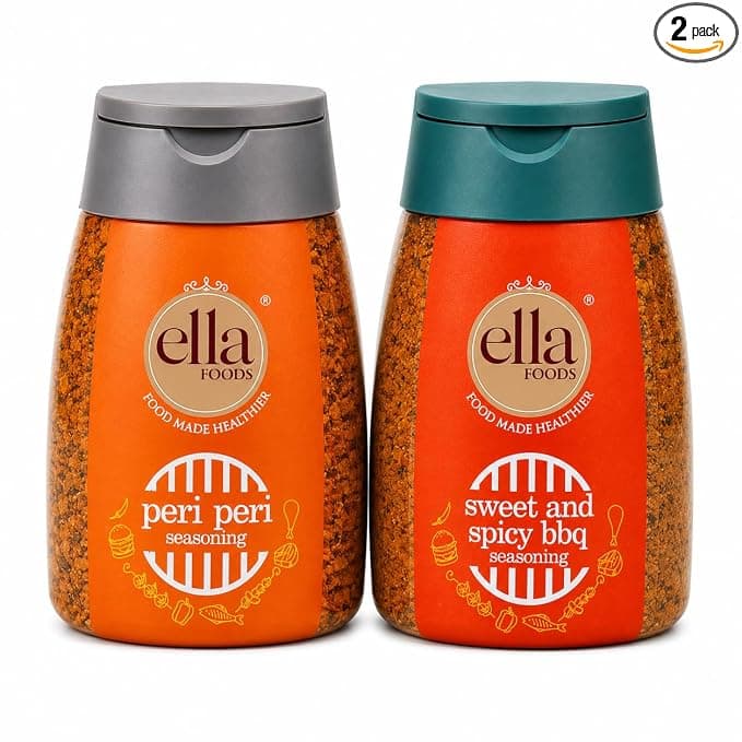 Ella Foods Sweet & Spicy BBQ + Peri Peri Seasoning, 2 × 100g