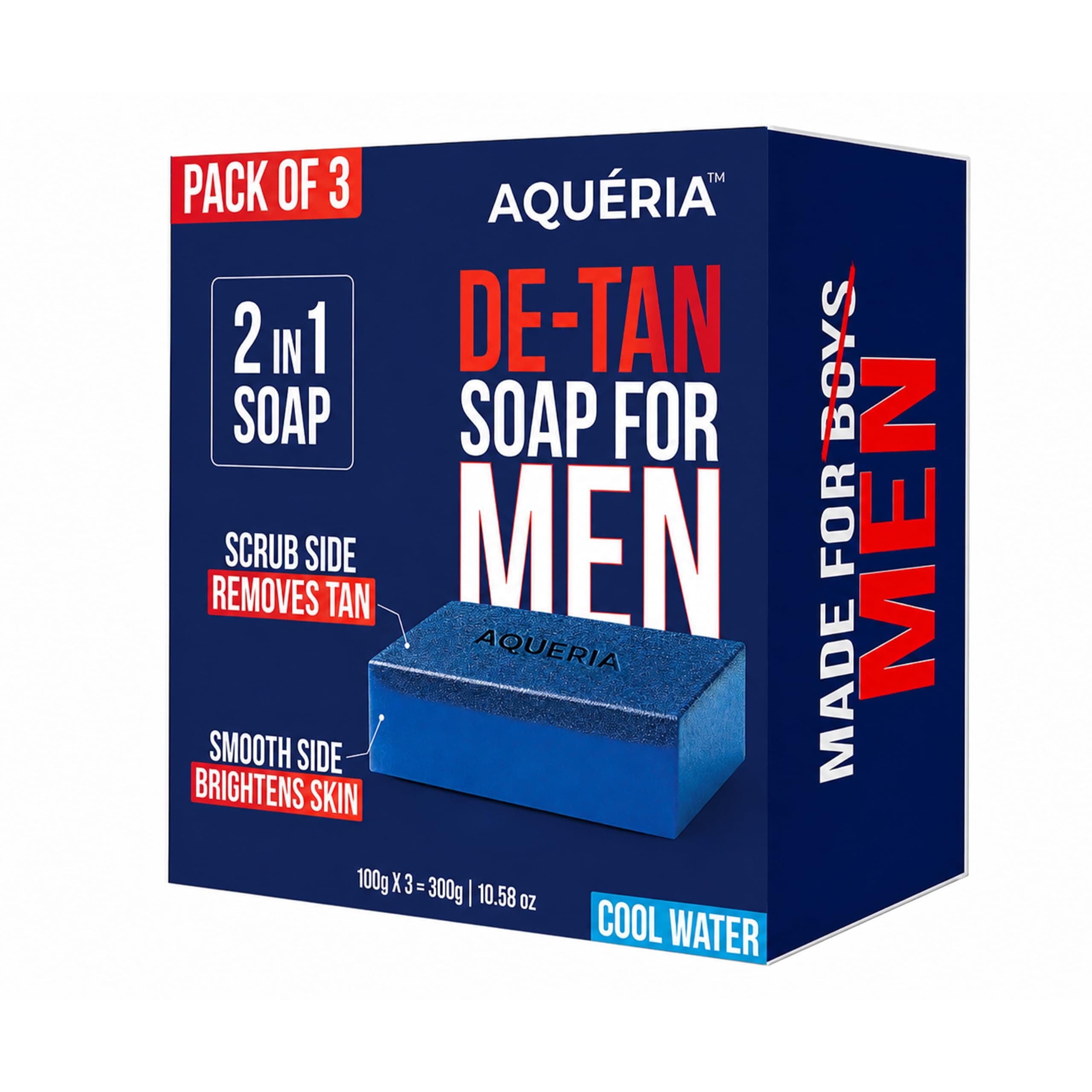 Aqueria De-Tan & Brightening 2-in-1 Bath Soap