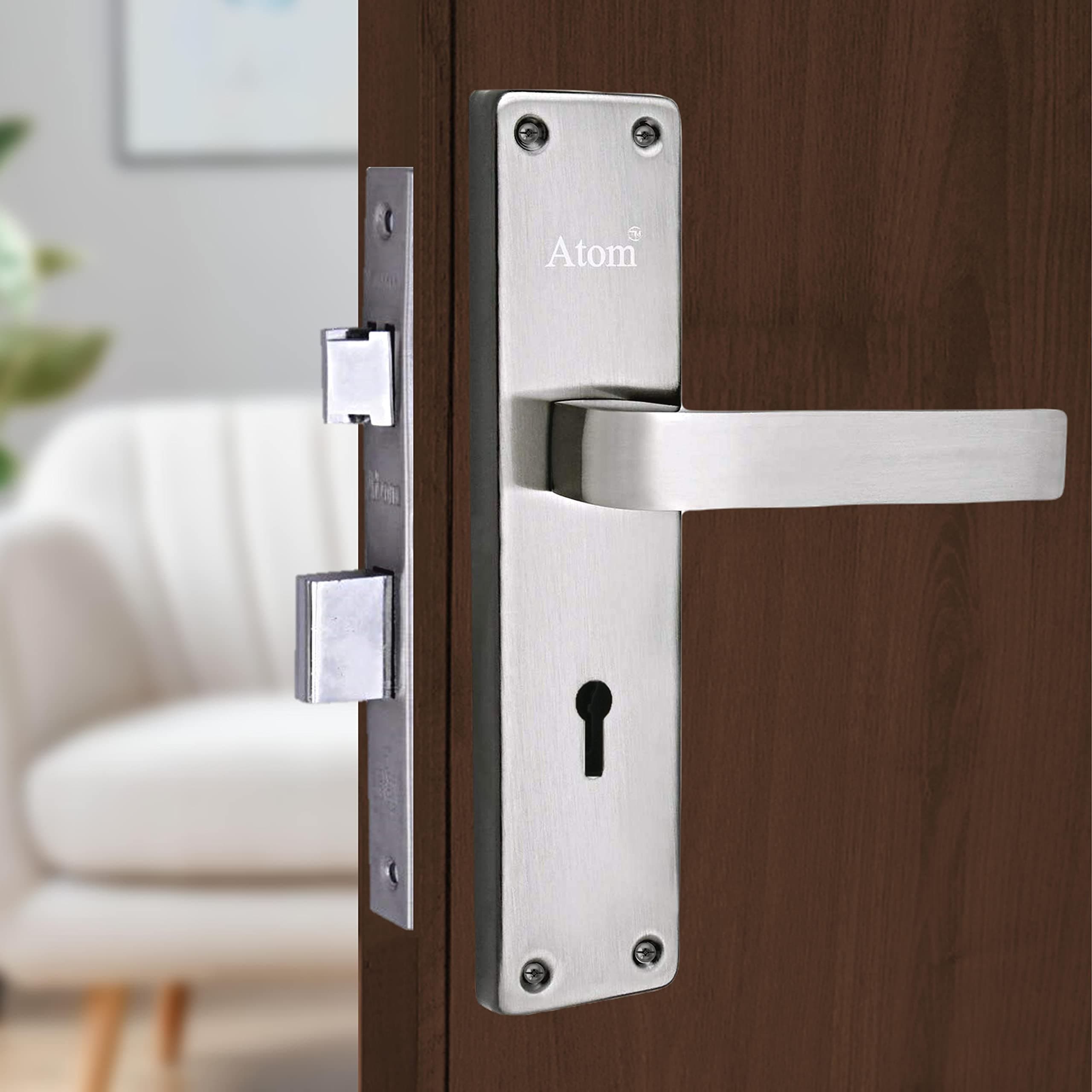 Atom Mortise Door Lock with Handle (6 Lever, 3 Keys)