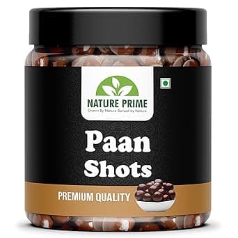 Nature Prime Paan Shots (Instant Paan, Mouth Freshener, Mukhwas) Pan Flavor Candy | Paan Shots | Pan Laddu - Paan Candy 400 GM (JAR PACK) at βΉ149 β Amazon