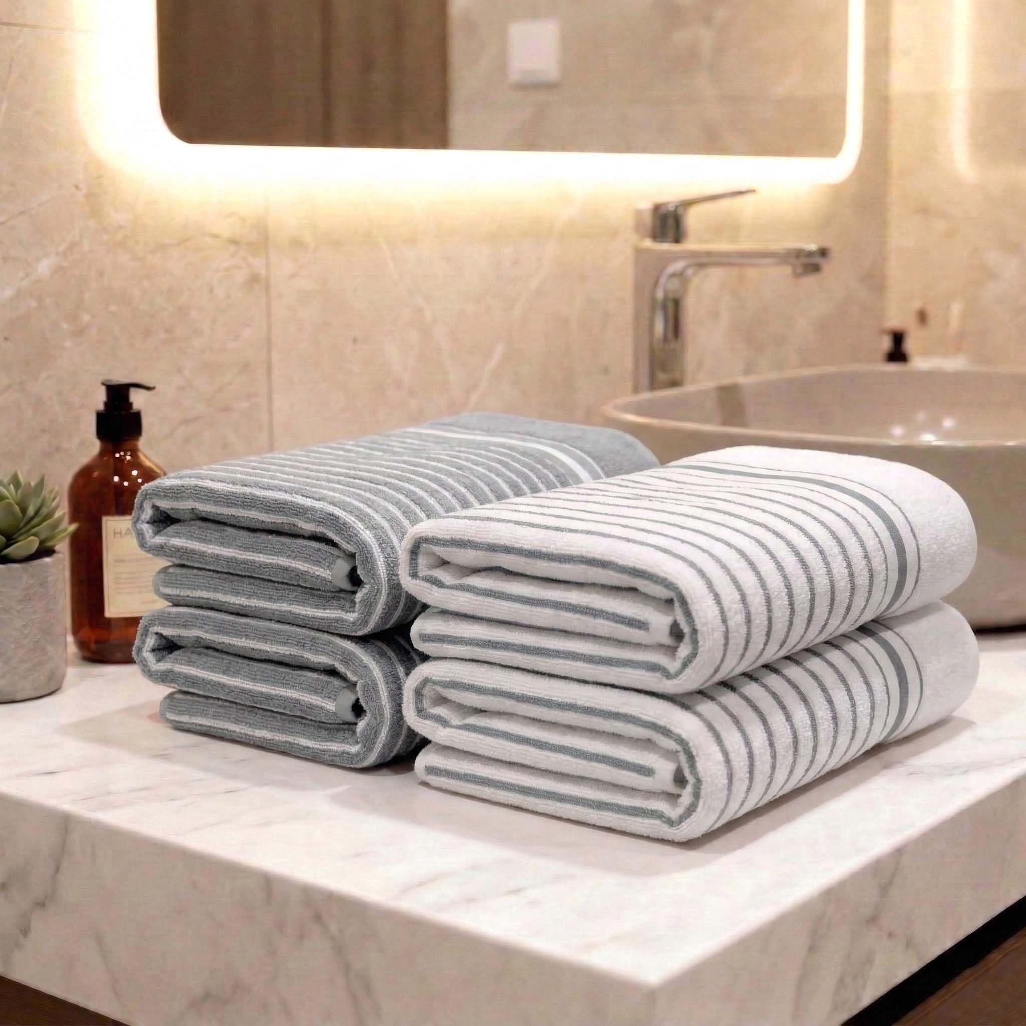 Athom Living Premium Hand Towels- Cotton, 400 GSM, Ultra…