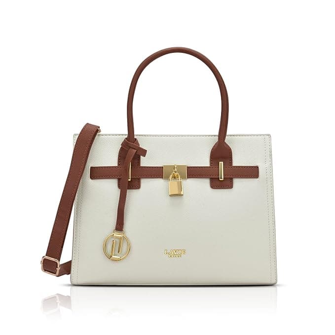 Lavie Luxe Women's Strap 25 Medium Solid Satchel Handbag for Women | Satchel Bag for Work | Ladies purse | Stylish Shoulder Bag | Ladies Gif at ₹959 – Amazon