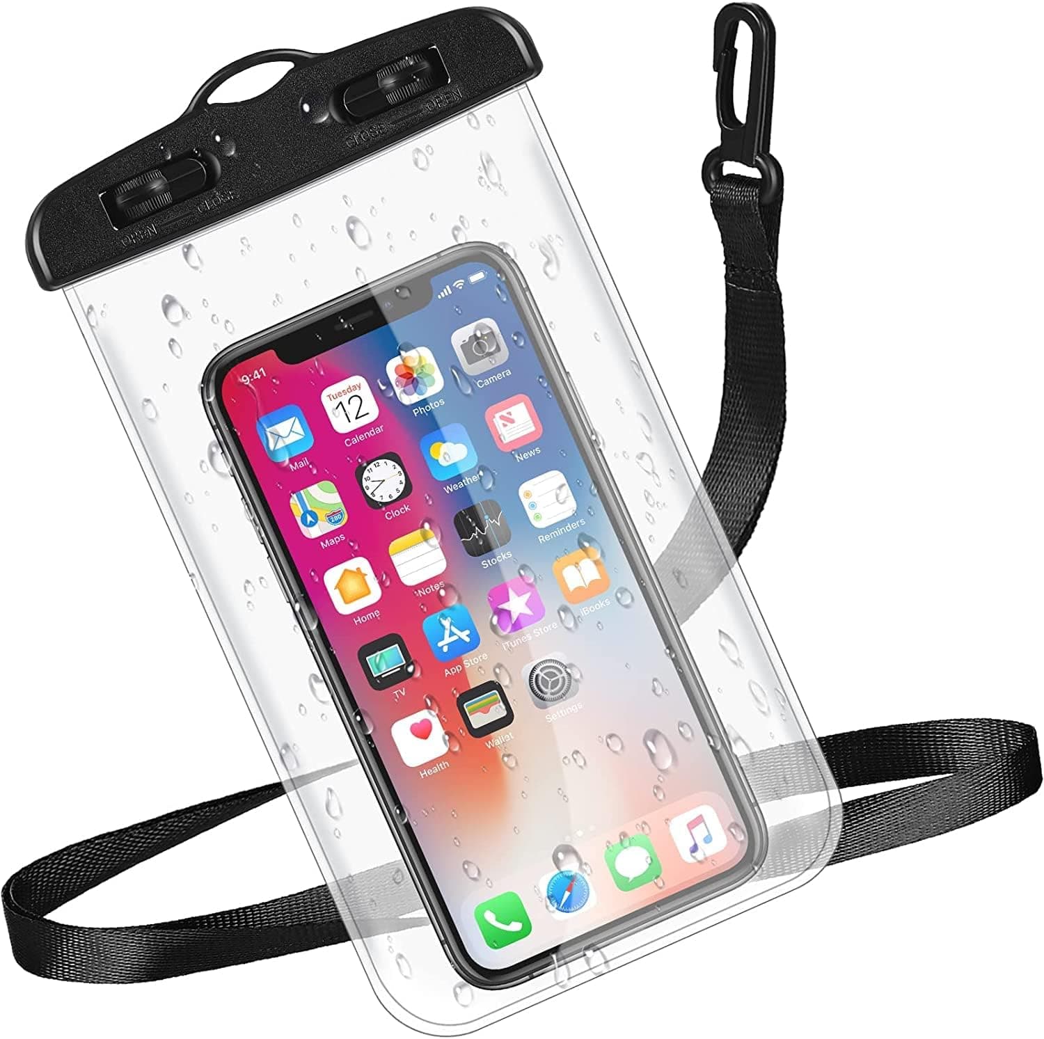 CERLINK Waterproof Mobile Pouch Cover with Rotation Lock Closure at ₹89 – Amazon