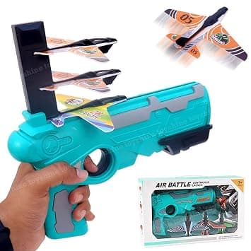 Toyshine Airplane Launcher Toy Catapult Plane Gun at ₹279 – Amazon
