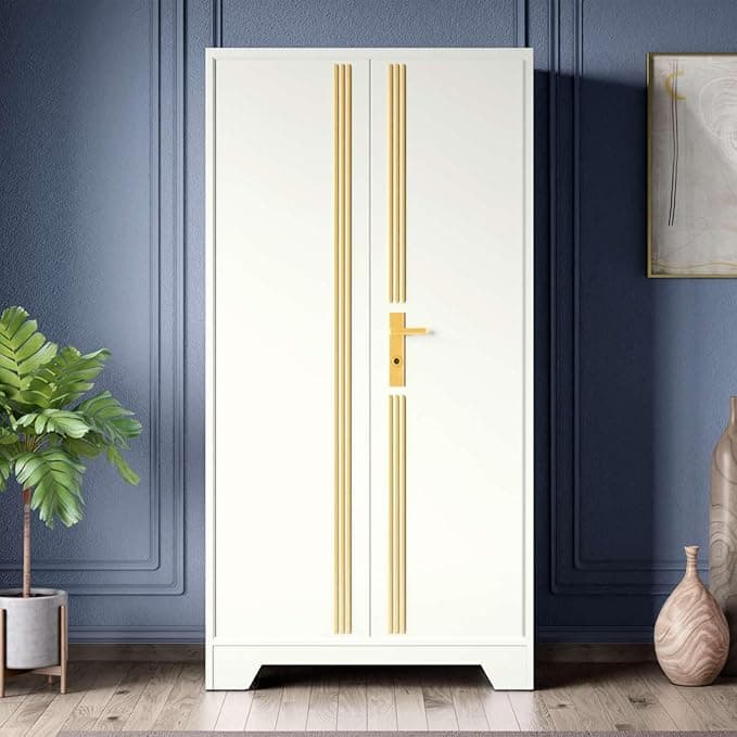 Interio by Godrej Centurion Plus 2-Door Steel Almirah at ₹78,890 (22% Off) – Amazon