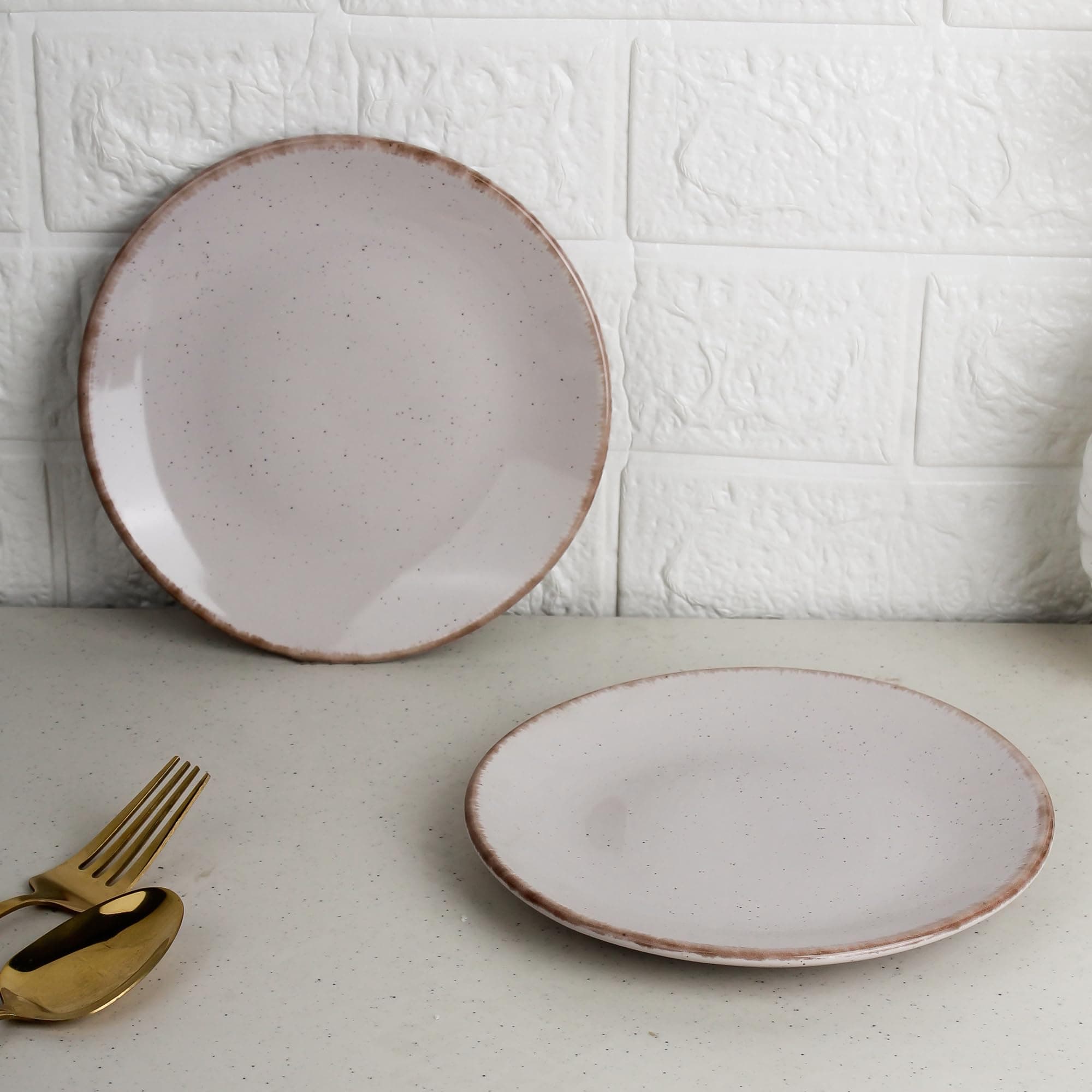 Earth Store 7-Inch Quarter Plates, Lavender (Set)