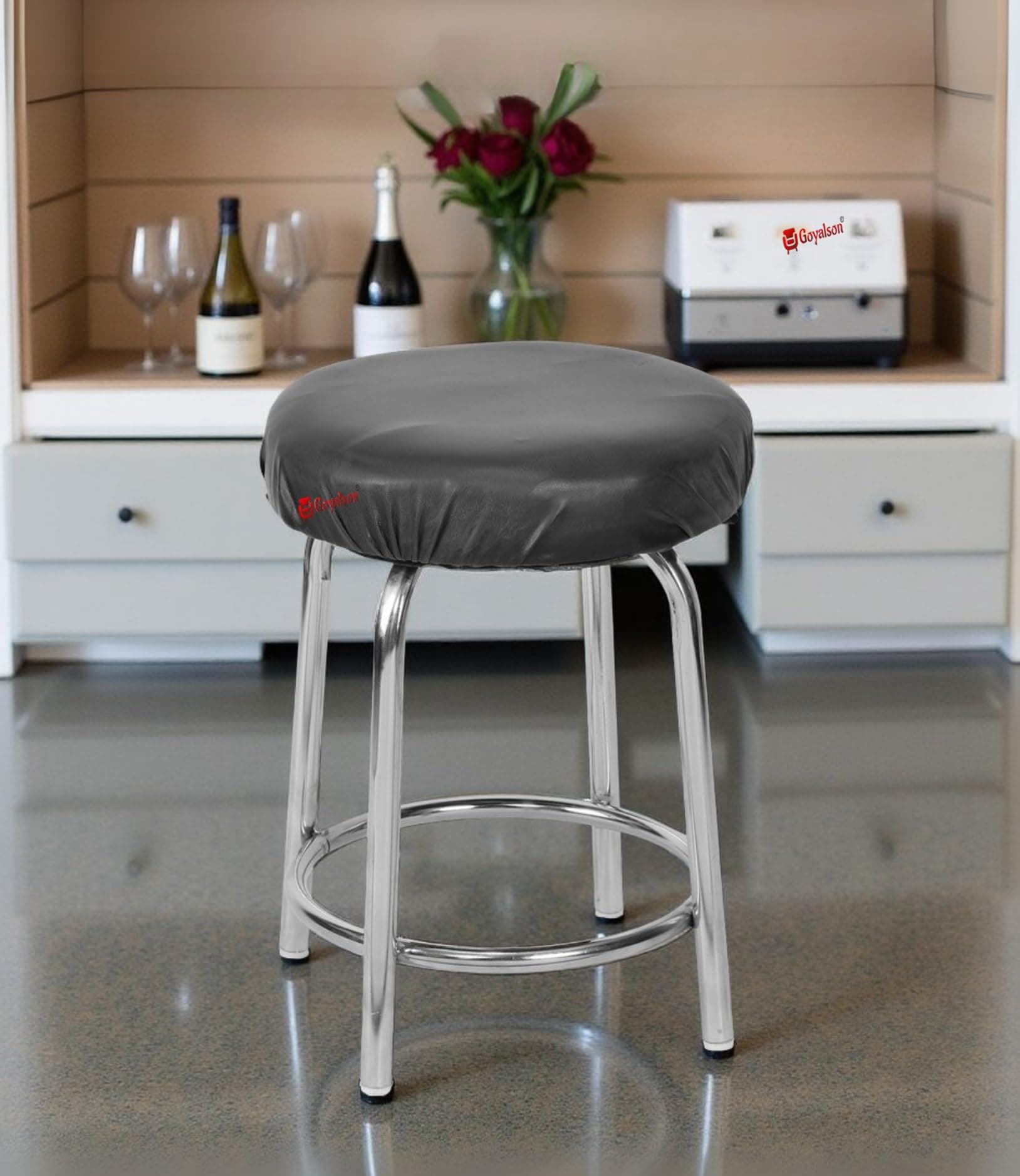 GOYALSON Doctor Medical Stool with Wheels for Office & Home