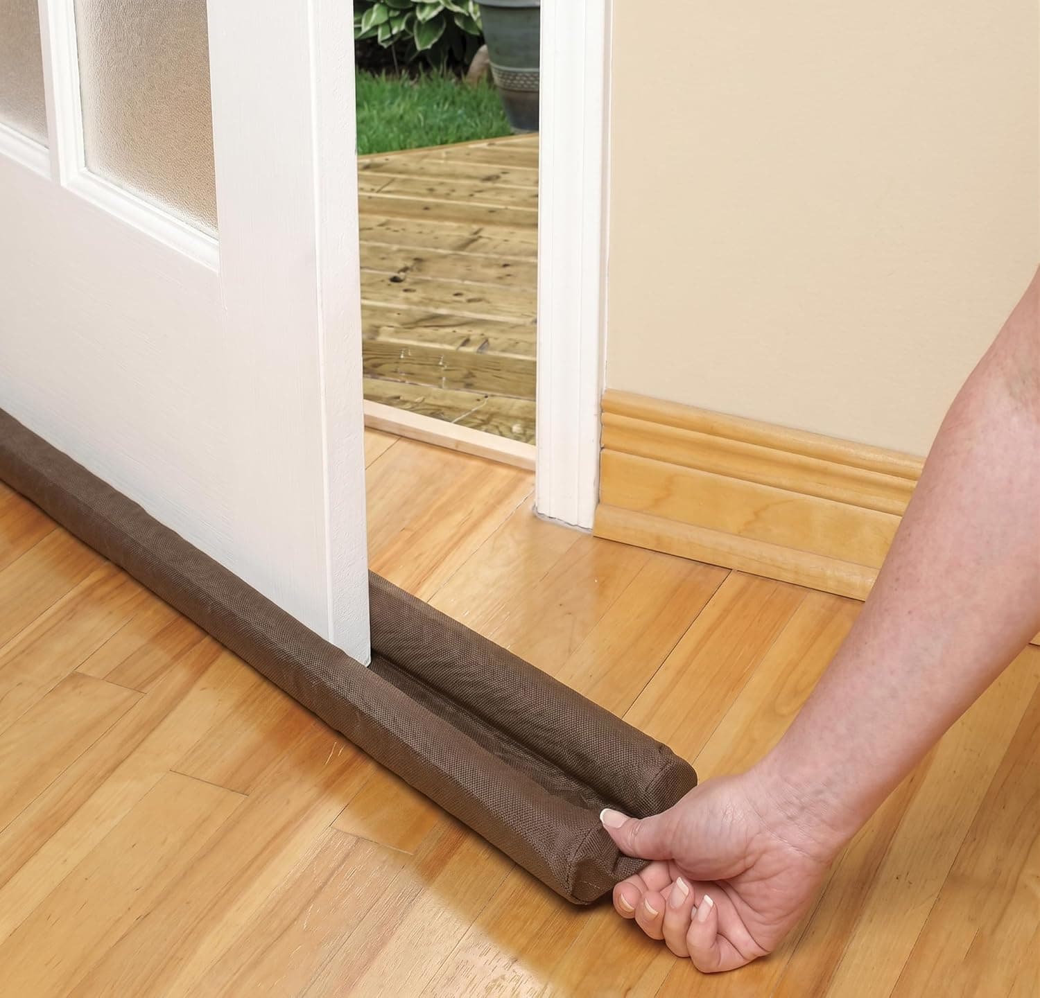 Door Bottom Sealing Strip Guard (39 inches), Soundproof…