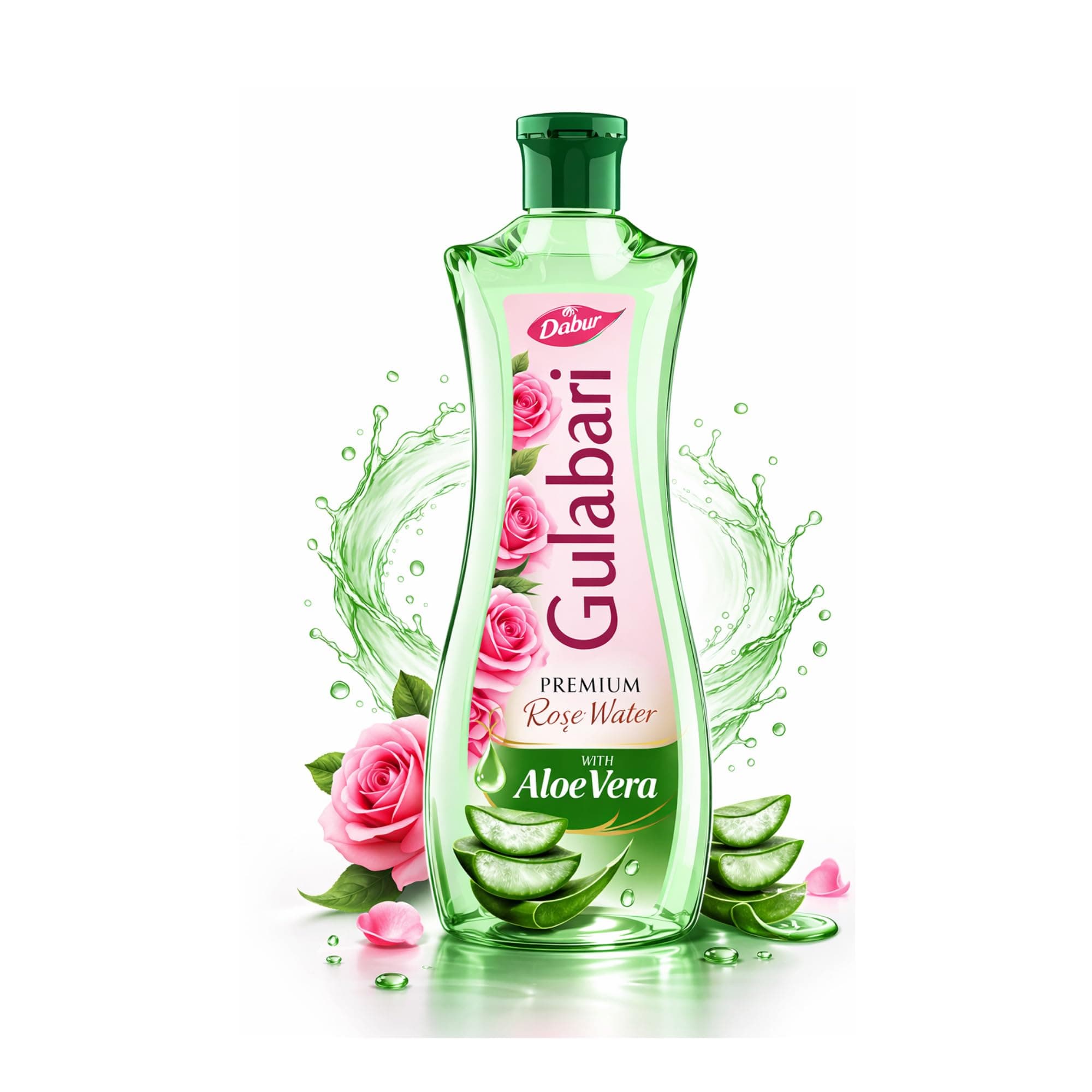 Dabur Gulabari Premium Rose Water with Aloe Vera (400 ml)
