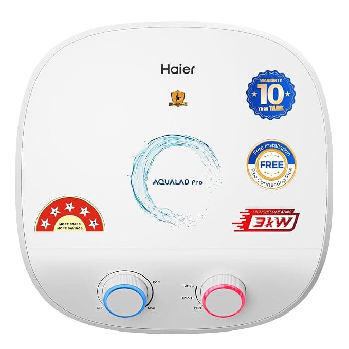 Haier Aqualad Pro 15L 5-Star Geyser at ₹9,099 (58% Off) – Amazon