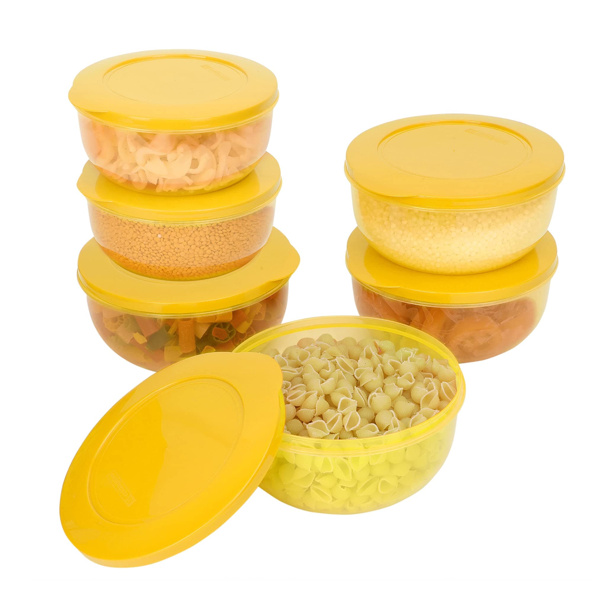 Cutting EDGE 900ml Eco Storage Container Set of 6, Yellow