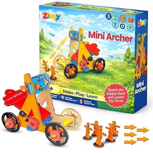 ZIVVY STEM Toy Mini Archer � Science Kit for Boys 7-14 Years
