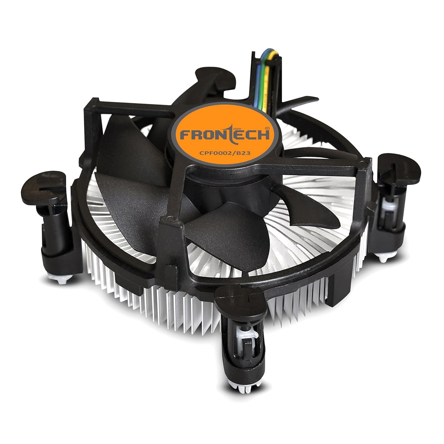FRONTECH 775/1155 CPU Cooling Fan with Universal Socket & Heat Sink for Better Air Circulation, Super Silent, De-Vibrating, HS Sunflower Design, (CPF-0002, Black) at ₹165 (59% Off) – Amazon