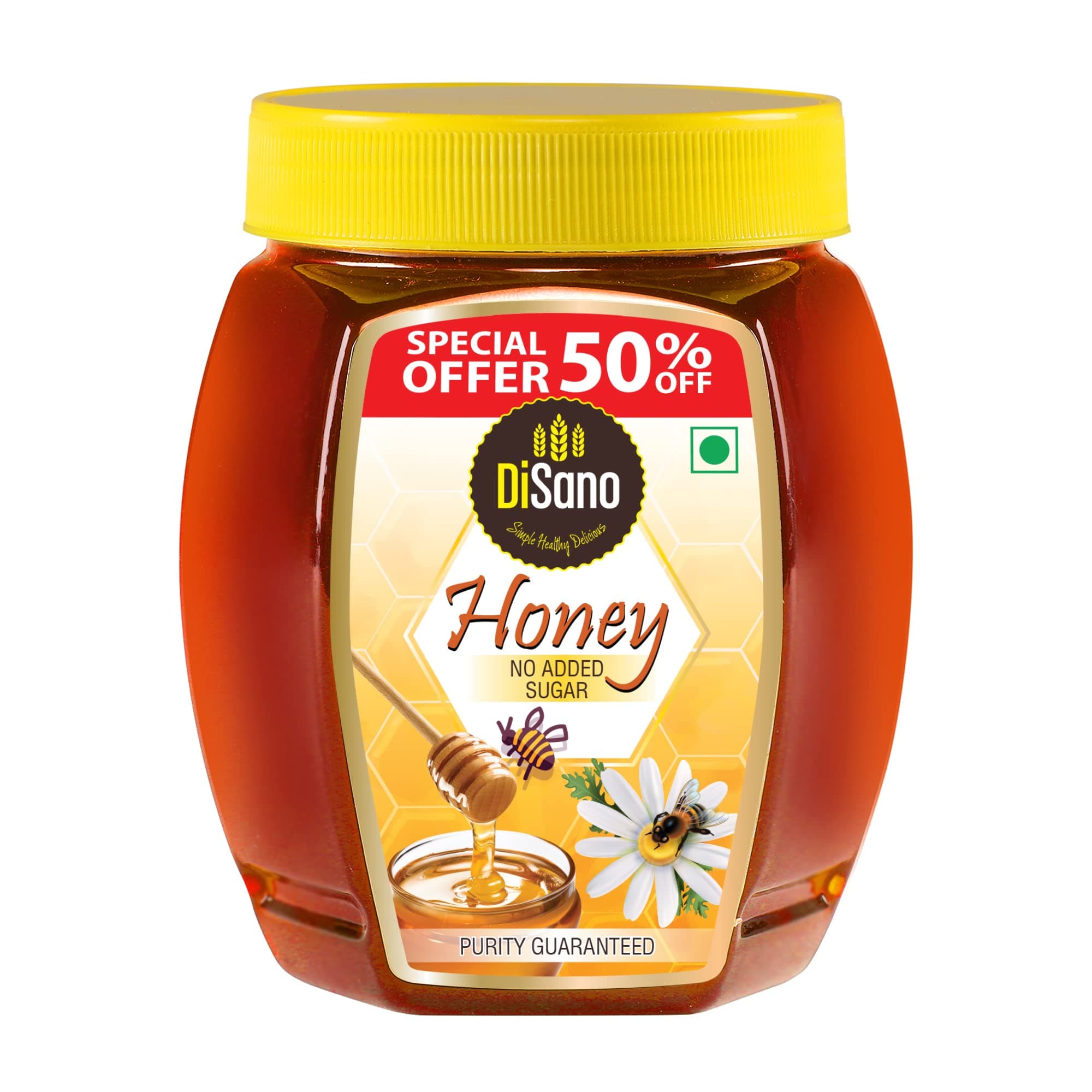 DiSano Honey 1kg, Pure with No Sugar Added