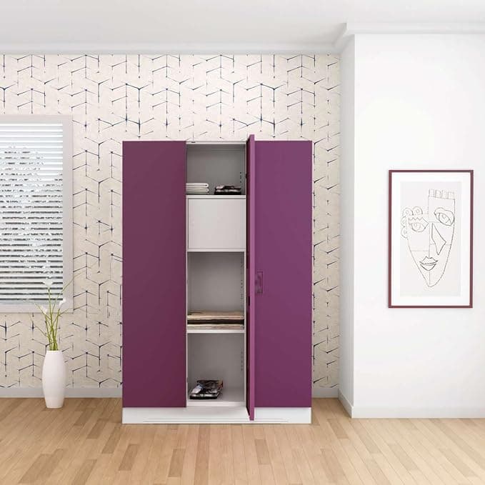 Interio by Godrej Slimline 3-Door Steel Almirah at ₹42,290 (22% Off) – Amazon
