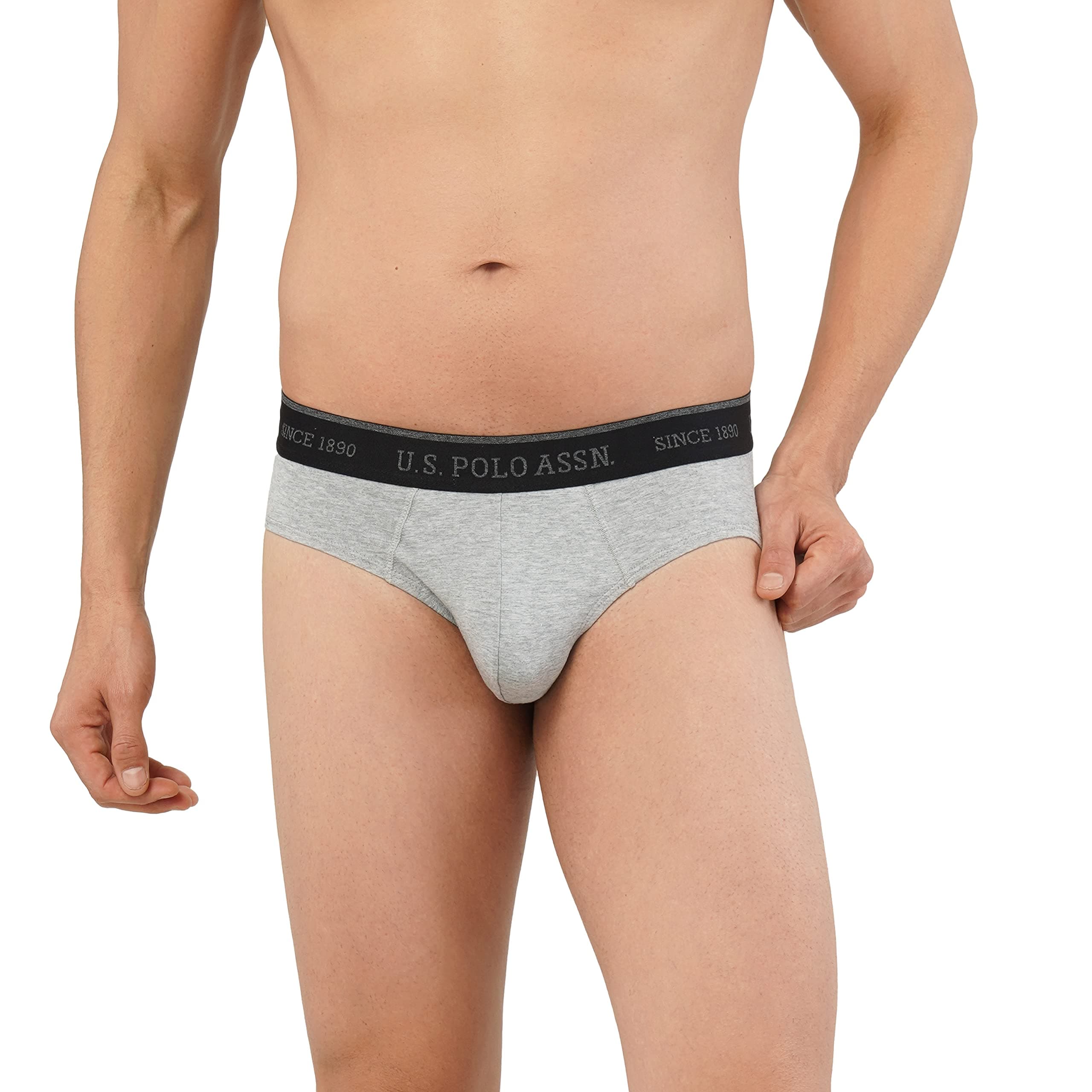 U.S. Polo Assn. Men Ultra Soft Cotton Rich Briefs