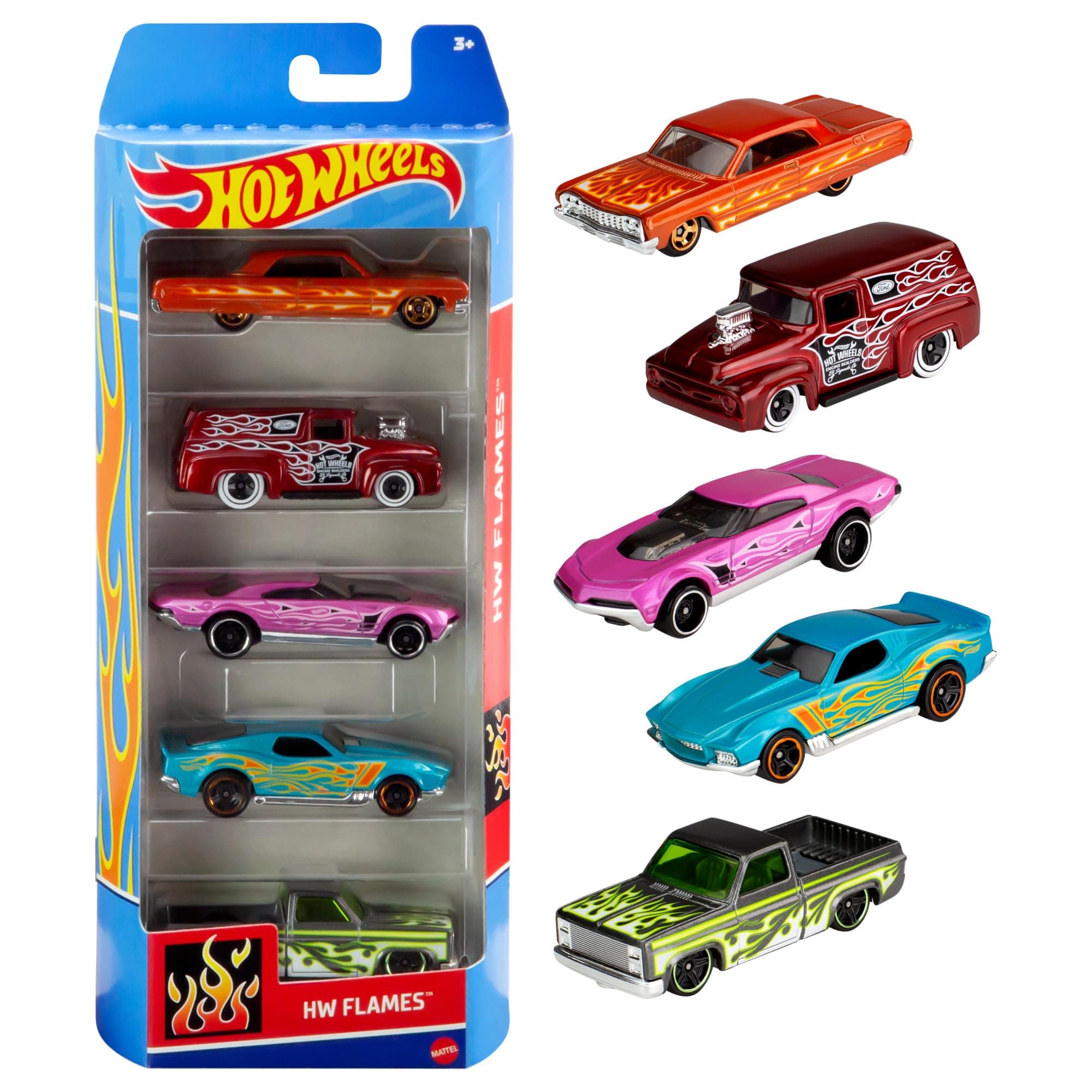 Hot Wheels 5-Car Gift Pack, Die-Cast Metal at ₹822 (9% Off) – Amazon