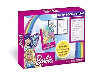 Barbie Dream Doodle Studio - Doodle Activity Kit for Kids Age 7 Years & Above - Fun with doodling & colouring beautiful Barbie sketches, boo at ₹325 – Amazon