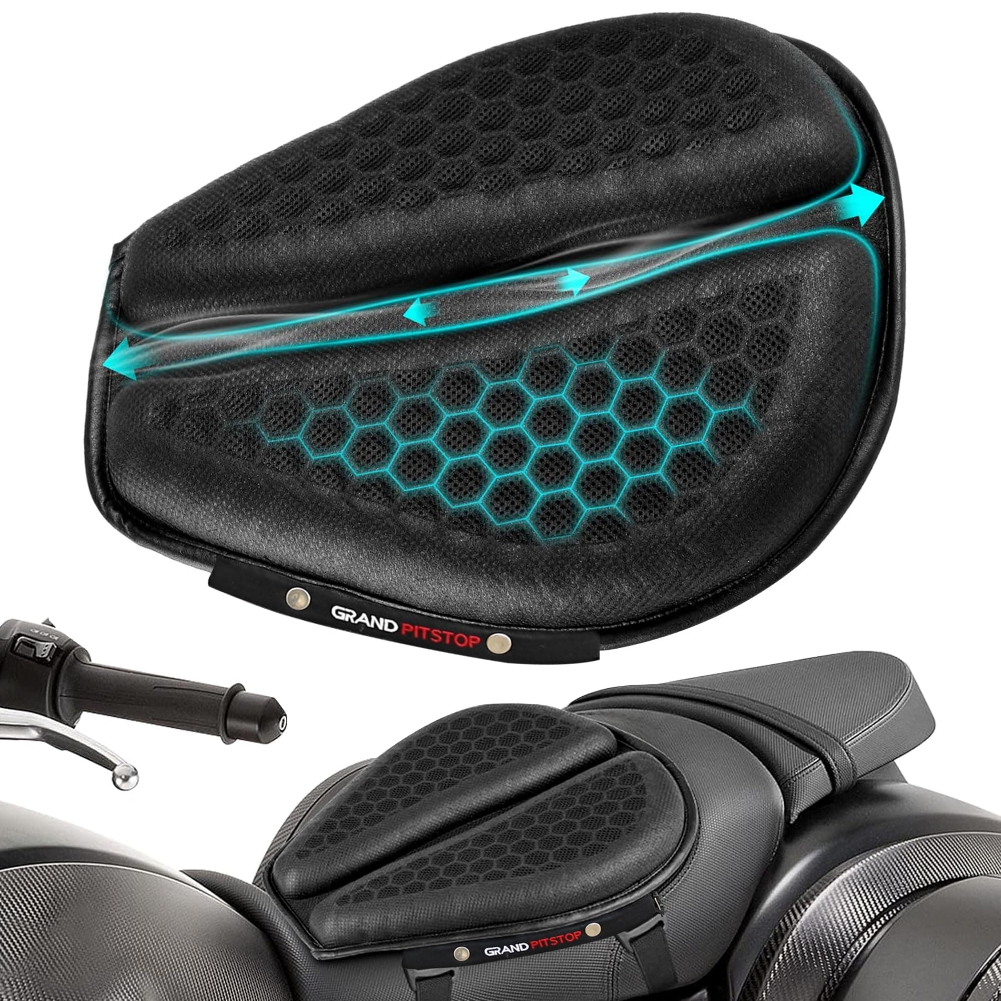 GRAND PITSTOP Gel Air Seat Cushion