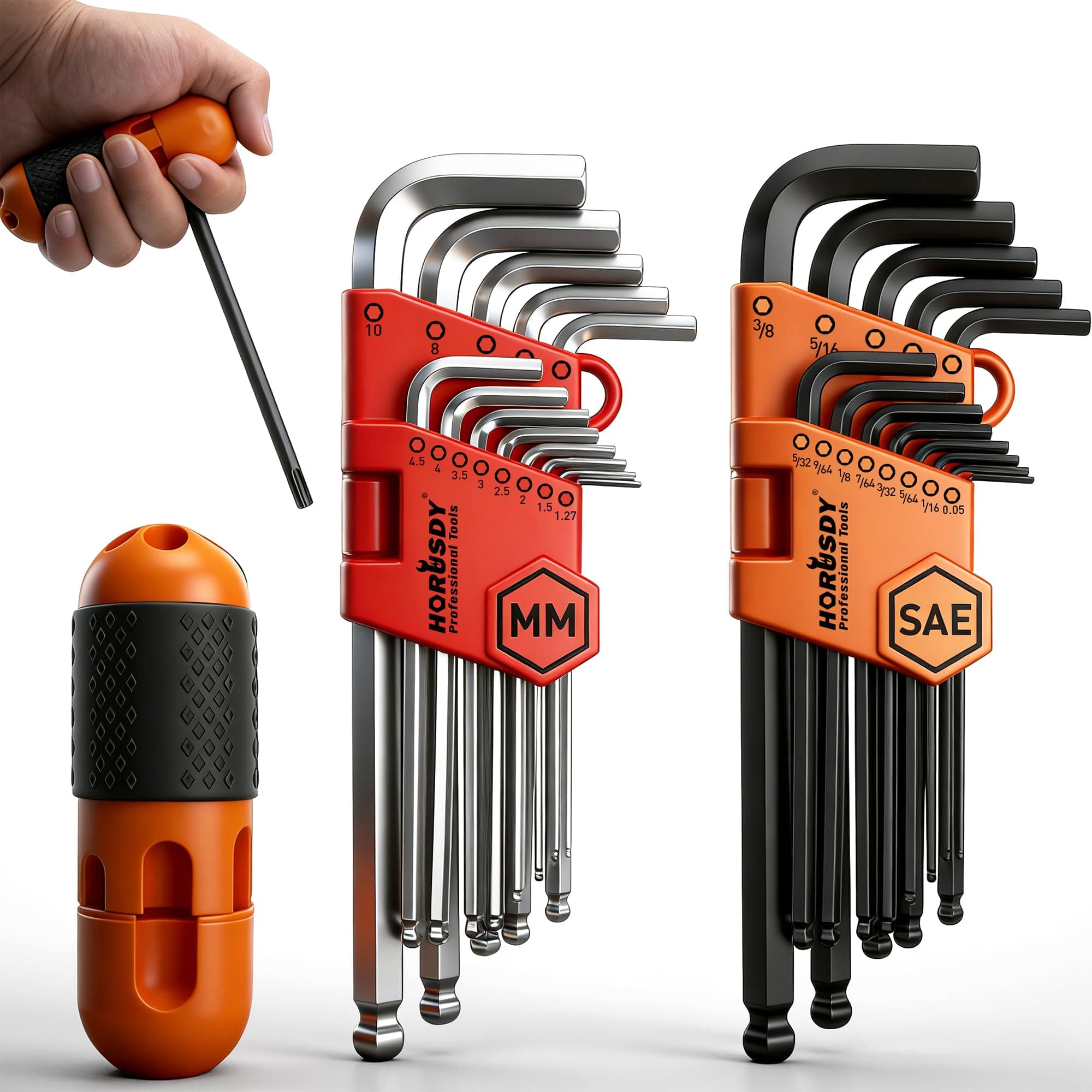 HORUSDY Long-Arm Ball-End Allen Wrench Hex Key Set at ₹1175 (38% Off) – Amazon